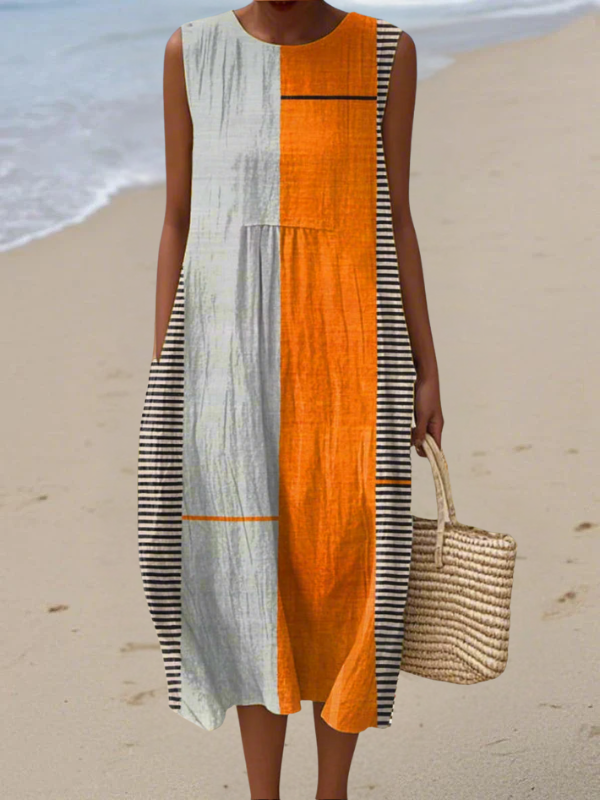 Toshi | Colour Block Midi Dress