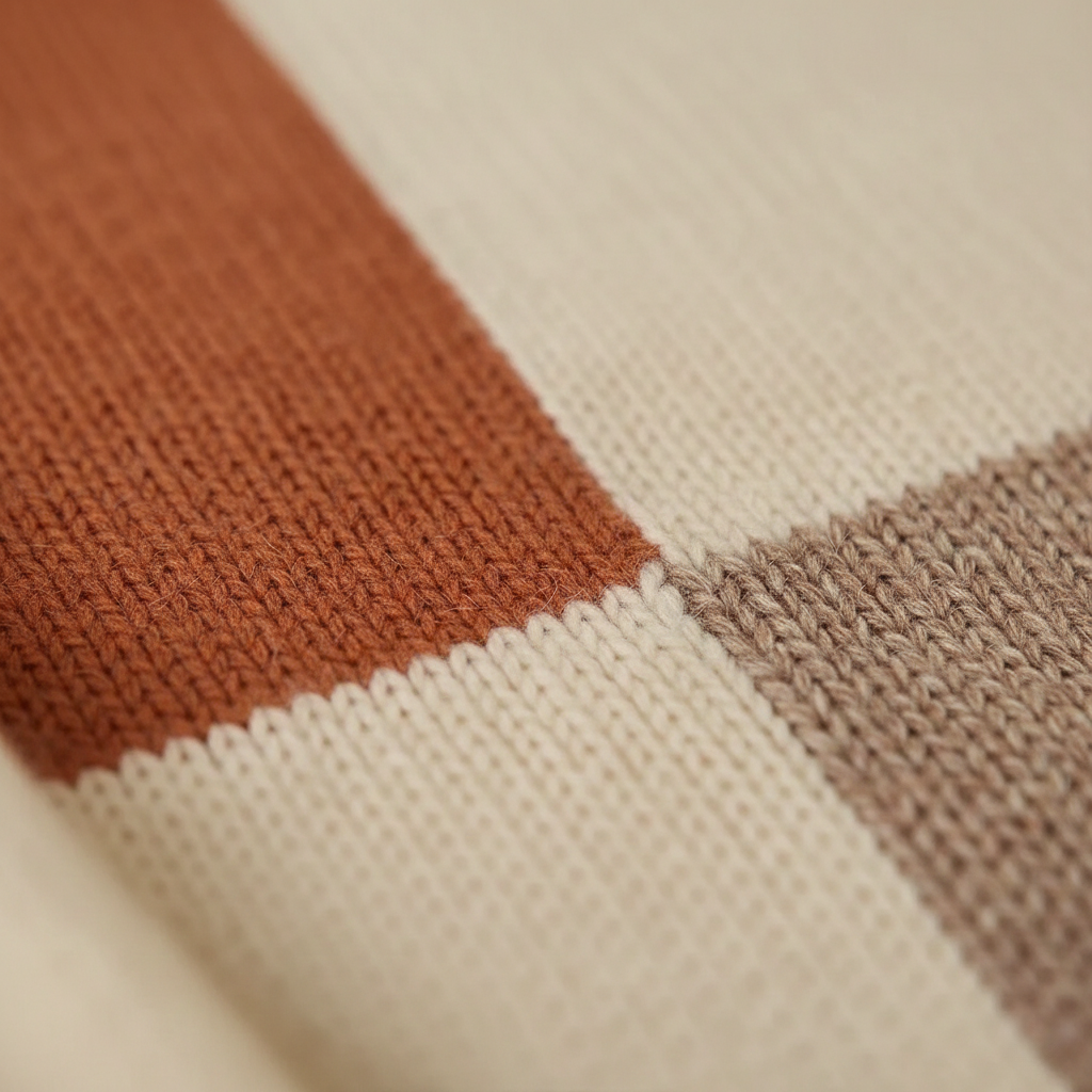 Renata – Colour-block Turtleneck Sweater