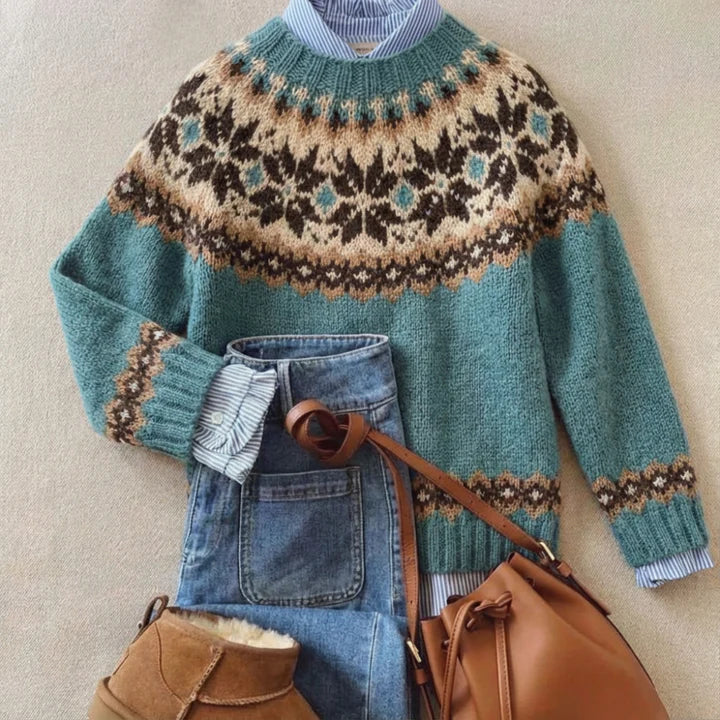 Jennifer – Fair Isle Knit Sweater