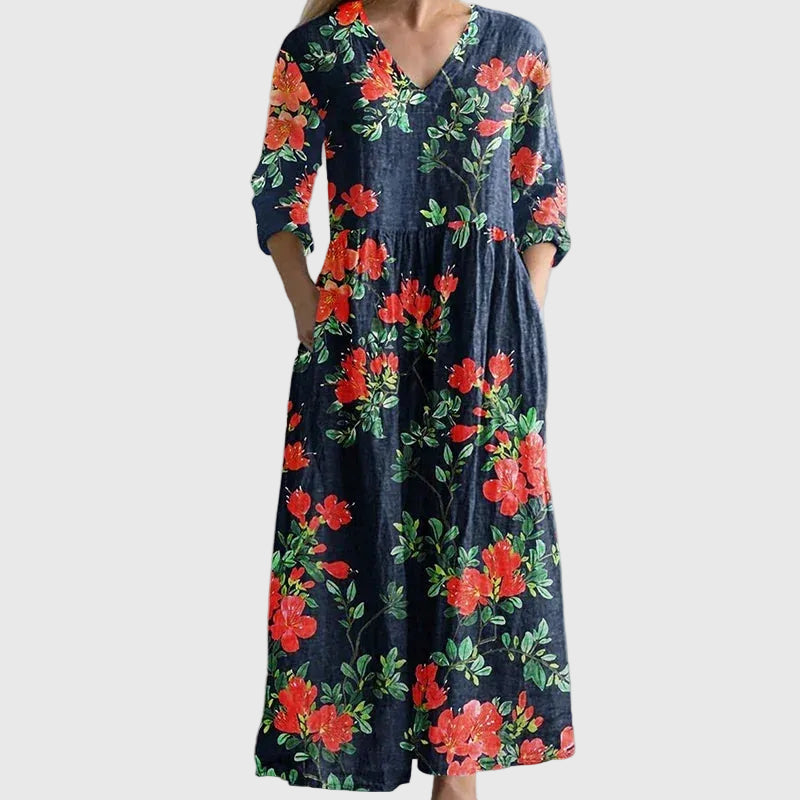 Rosemary | Graceful Flowing Maxi Dress