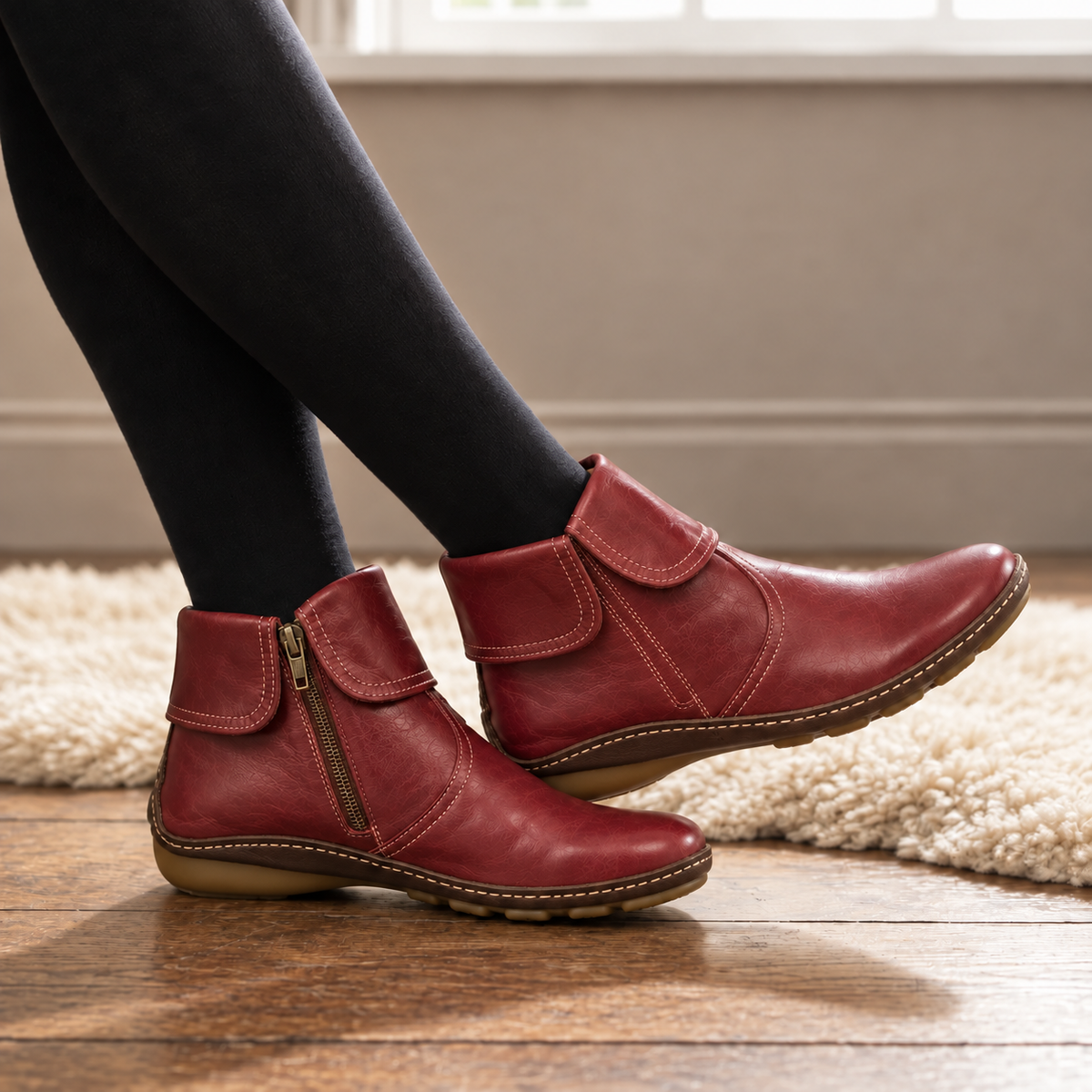 Carol β Ankle Boots with Easy Side Zip