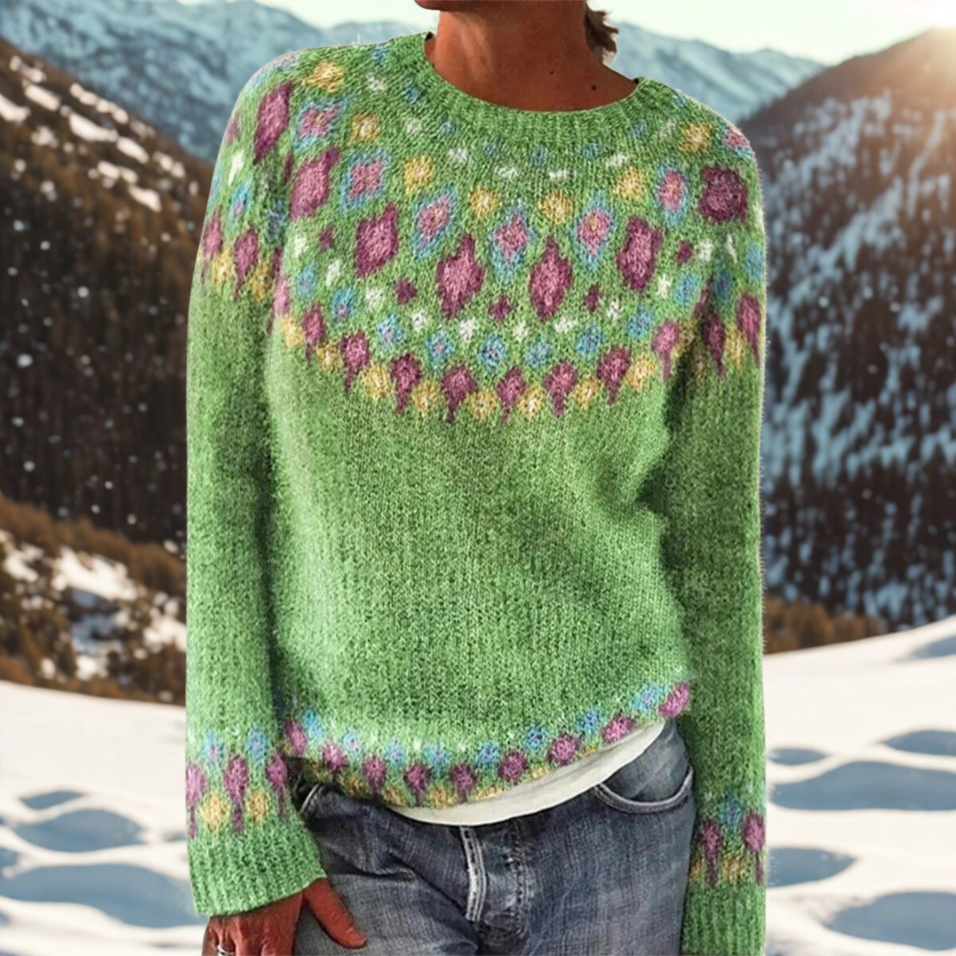 Priscilla – Fair Isle Knit Sweater