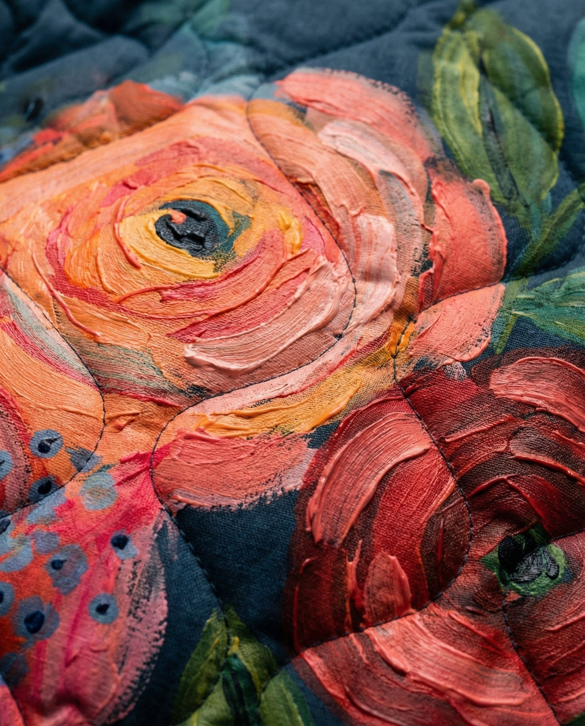 Jennifer – Vintage Floral Print Quilted Jacket