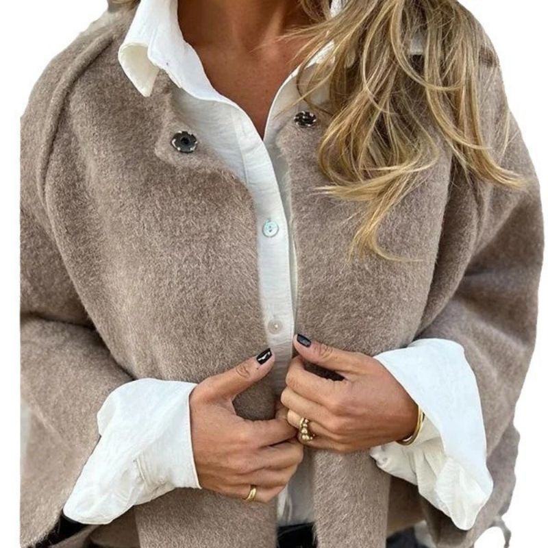 Victoria β Cropped Button-Front Knit Cardigan