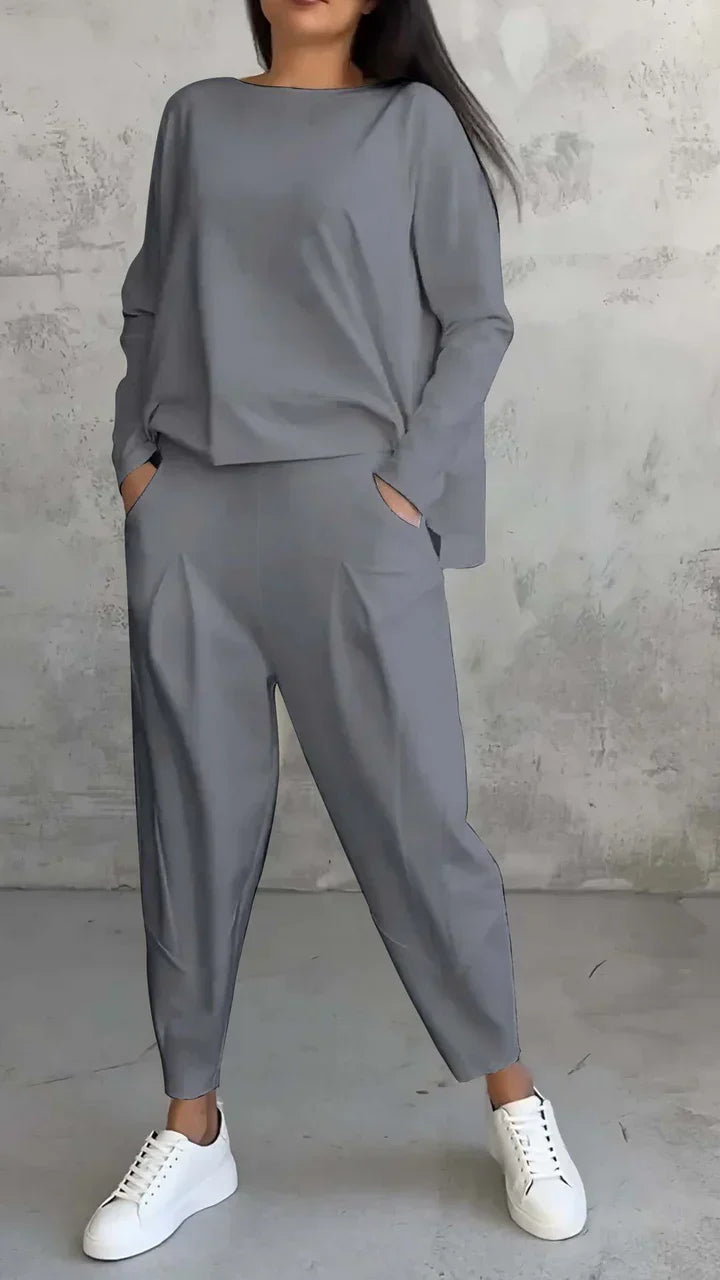 Danielle β Relaxed Longsleeve Top and Pants Set