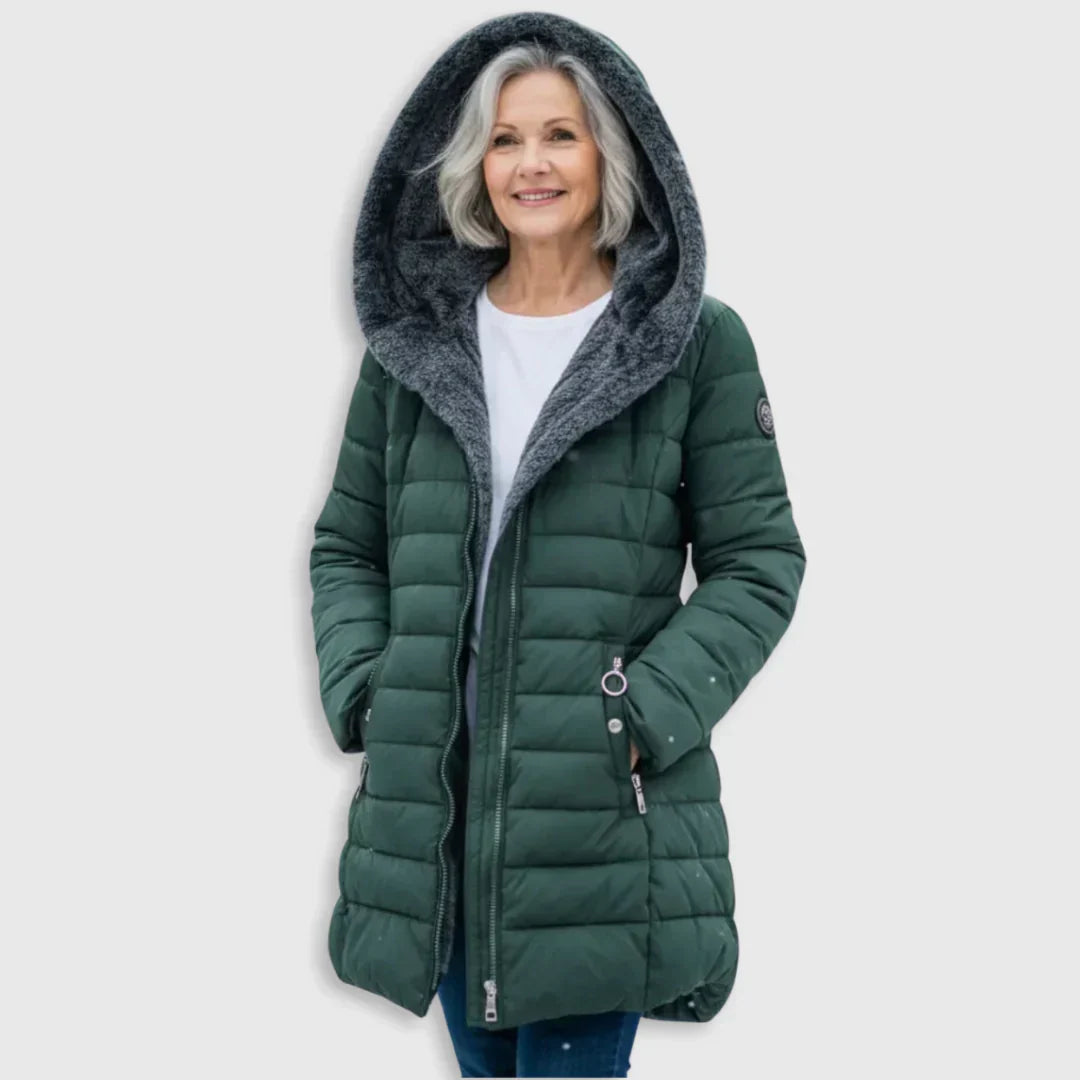 Tanya – Quilted Hooded Puffer Coat