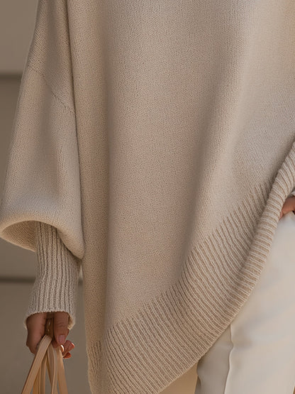 Lesley – Oversized Draped Knit Sweater