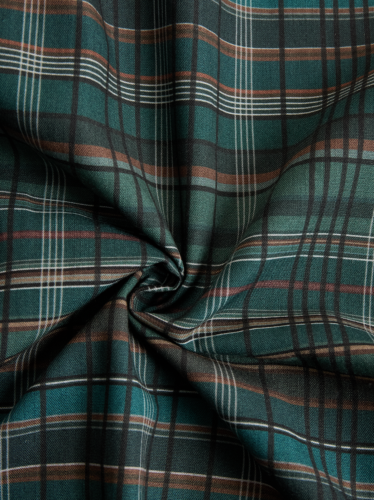 Rose – Plaid Button-Down Maxi Dress
