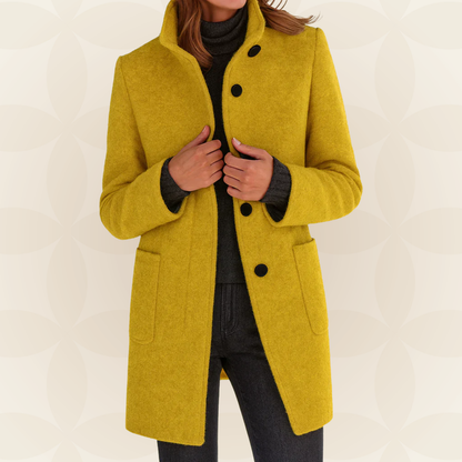 Debbie – Tailored Stand-Collar Coat