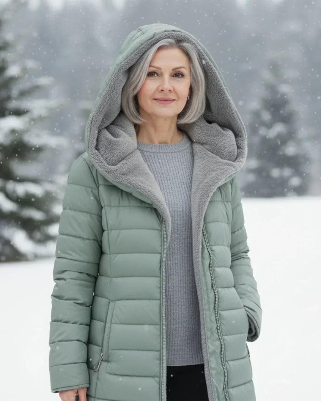 Tanya – Quilted Hooded Puffer Coat
