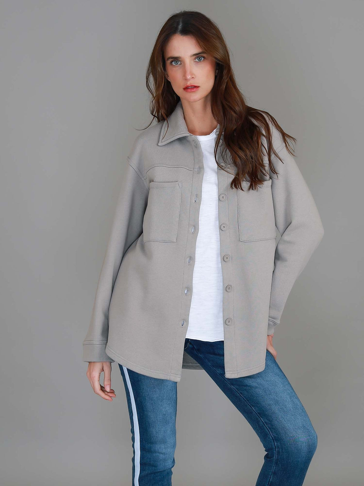 Paula – Oversized Button-Down Shacket