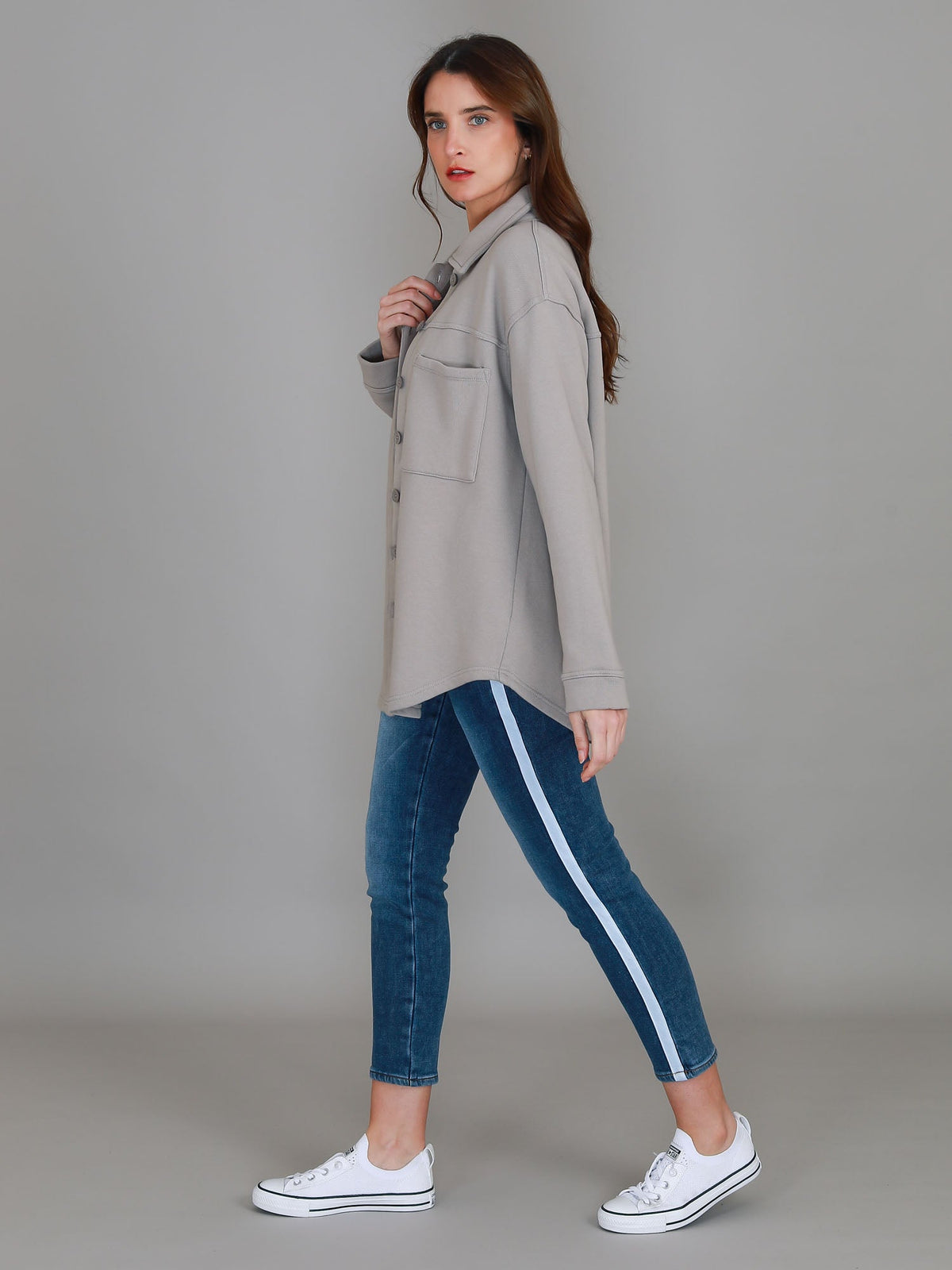 Paula – Oversized Button-Down Shacket