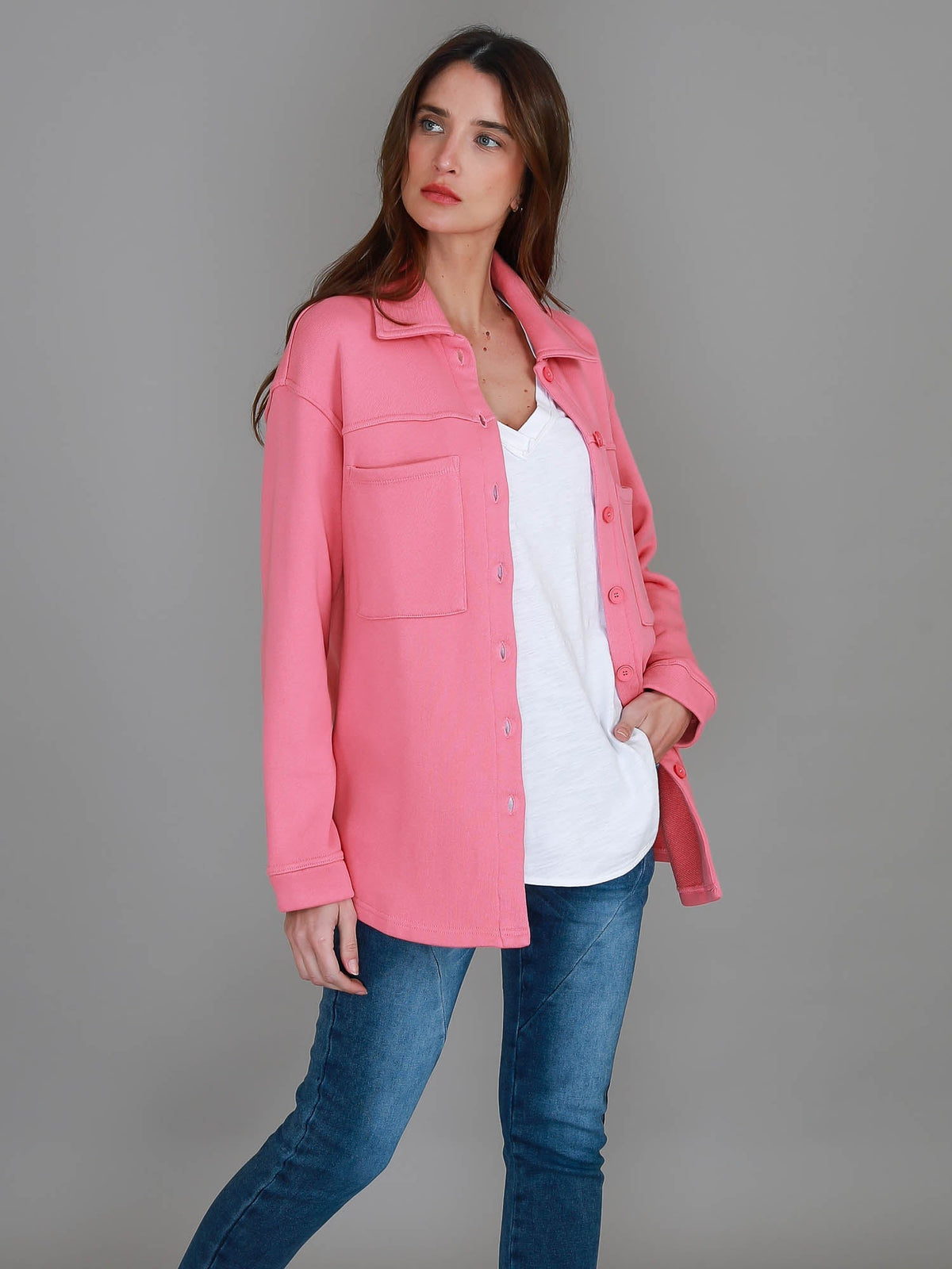 Paula – Oversized Button-Down Shacket
