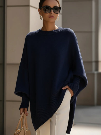 Lesley – Oversized Draped Knit Sweater