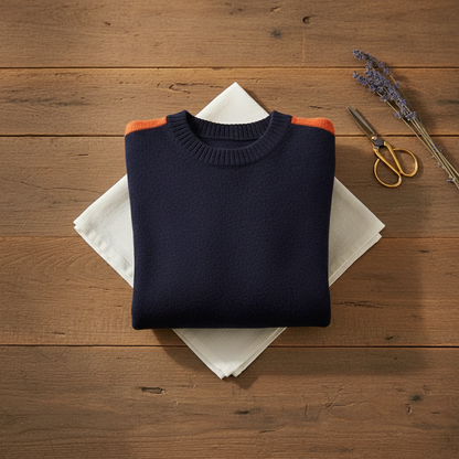 Hazel – Colour-block Knit Sweater
