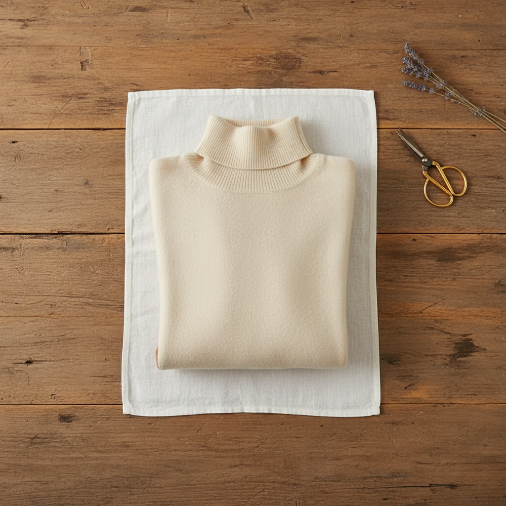 Renata – Colour-block Turtleneck Sweater