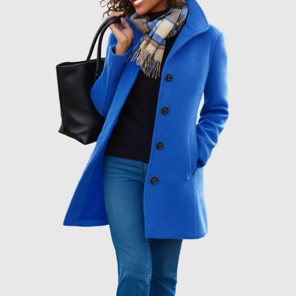 Constance – Classic Tailored Single-Breasted Coat