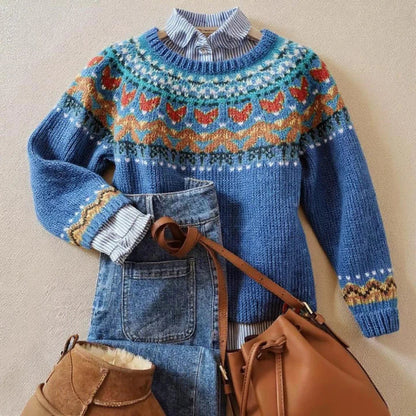 Kate – Fair Isle Knit Sweater