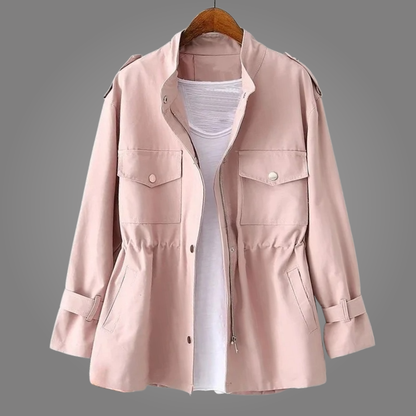 Shelley – Cinched Waist Utility Jacket