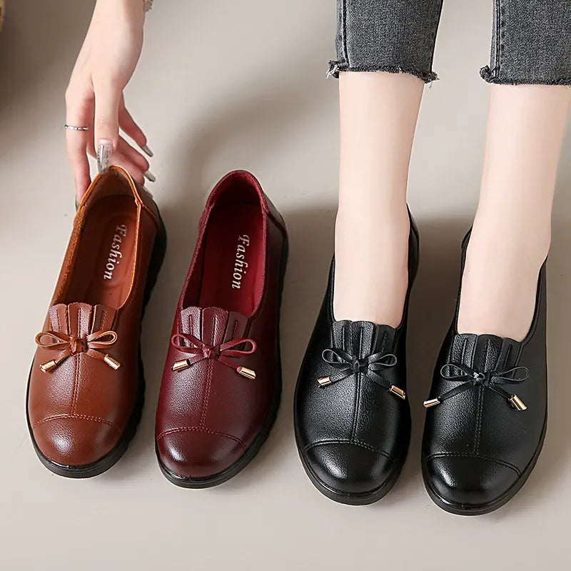 Dana – Bow Detail Comfort Loafers