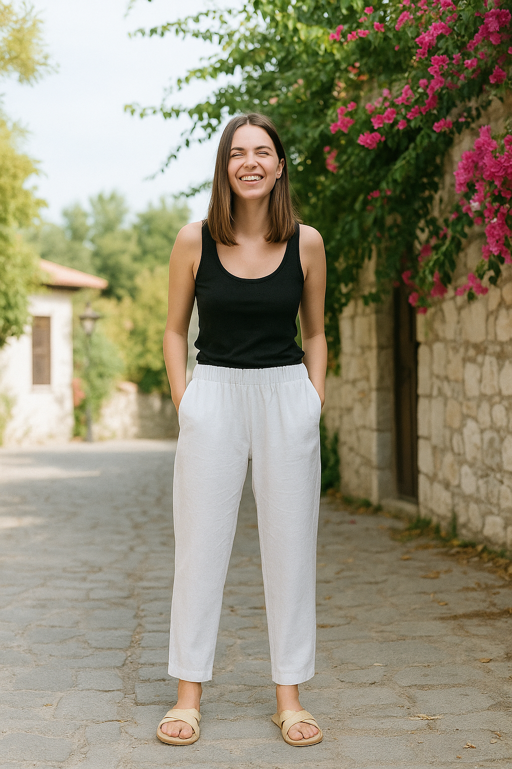Beverley – Relaxed Straight-Leg Everyday Pants