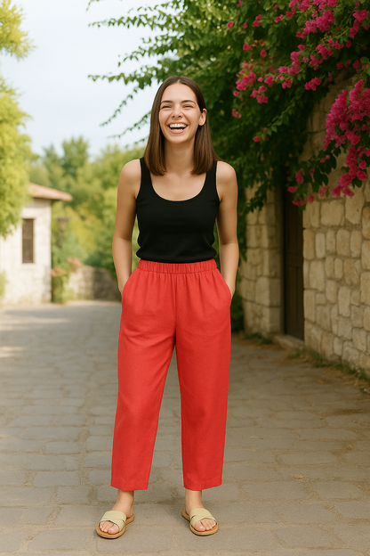 Beverley – Relaxed Straight-Leg Everyday Pants
