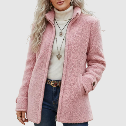 Carolyn – Cozy Sherpa Full Zip Jacket