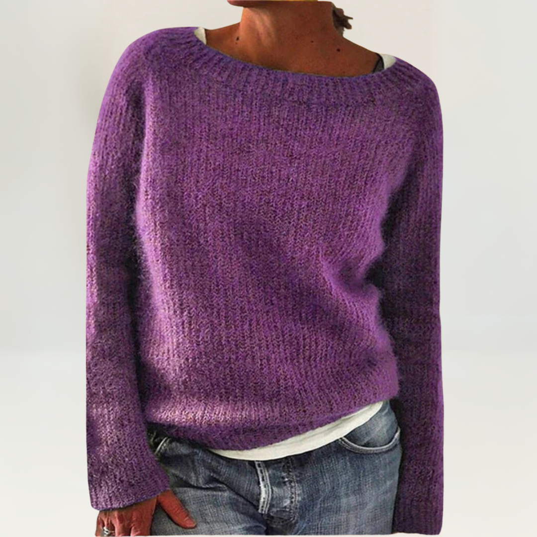 Larissa – Relaxed Knit Crew Neck Sweater