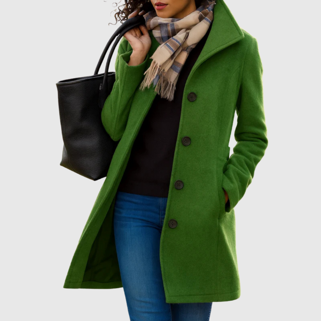Constance – Classic Tailored Single-Breasted Coat