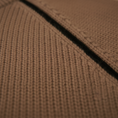 Corinne – Ribbed Turtleneck Sweater with Contrast Trim