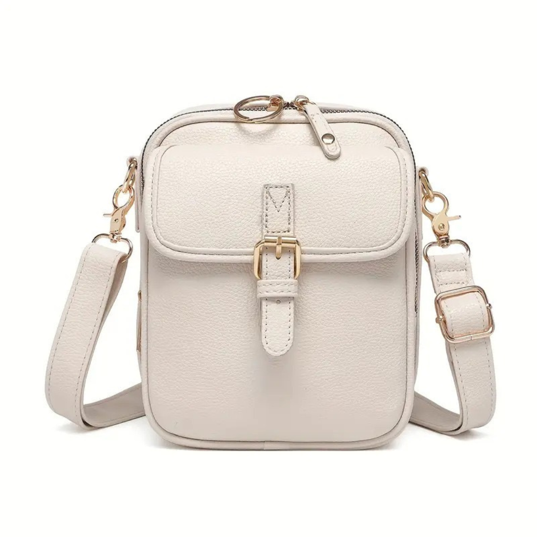 Brenda – Structured Buckle Crossbody Bag