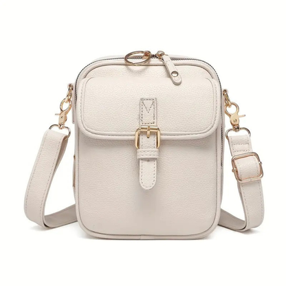 Brenda – Structured Buckle Crossbody Bag