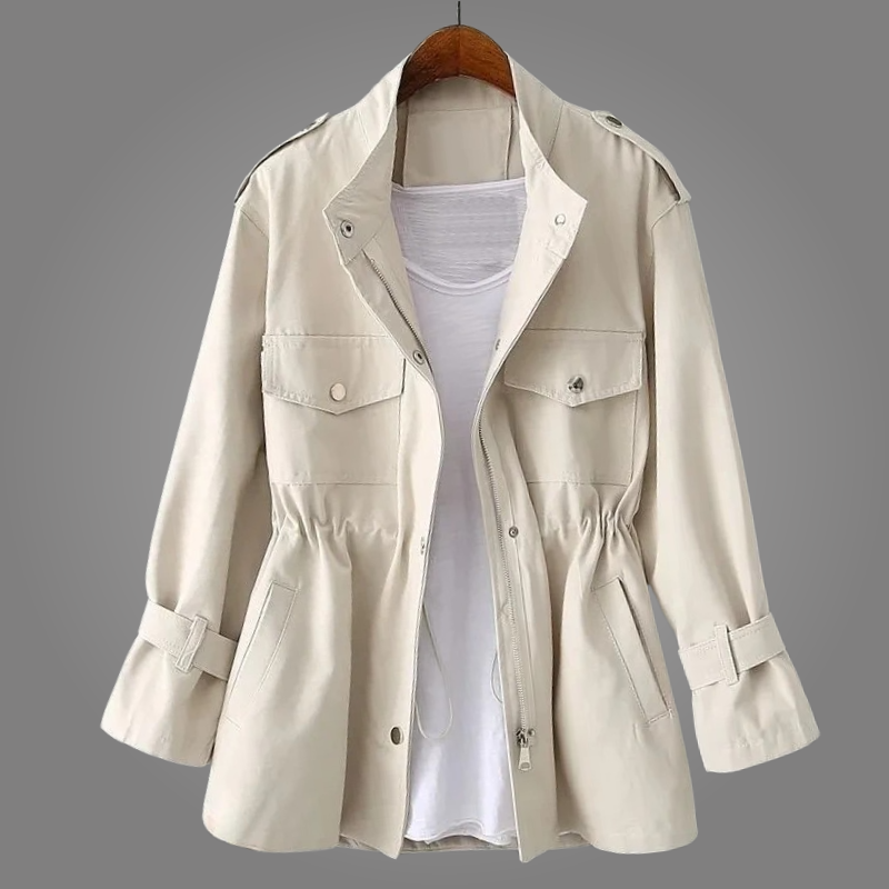 Shelley – Cinched Waist Utility Jacket