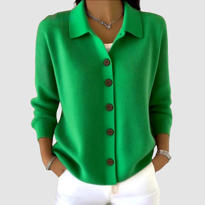 Kristen – Button-Up Knit Cardigan