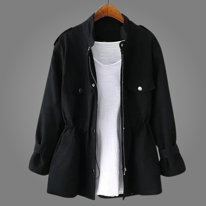 Shelley – Cinched Waist Utility Jacket