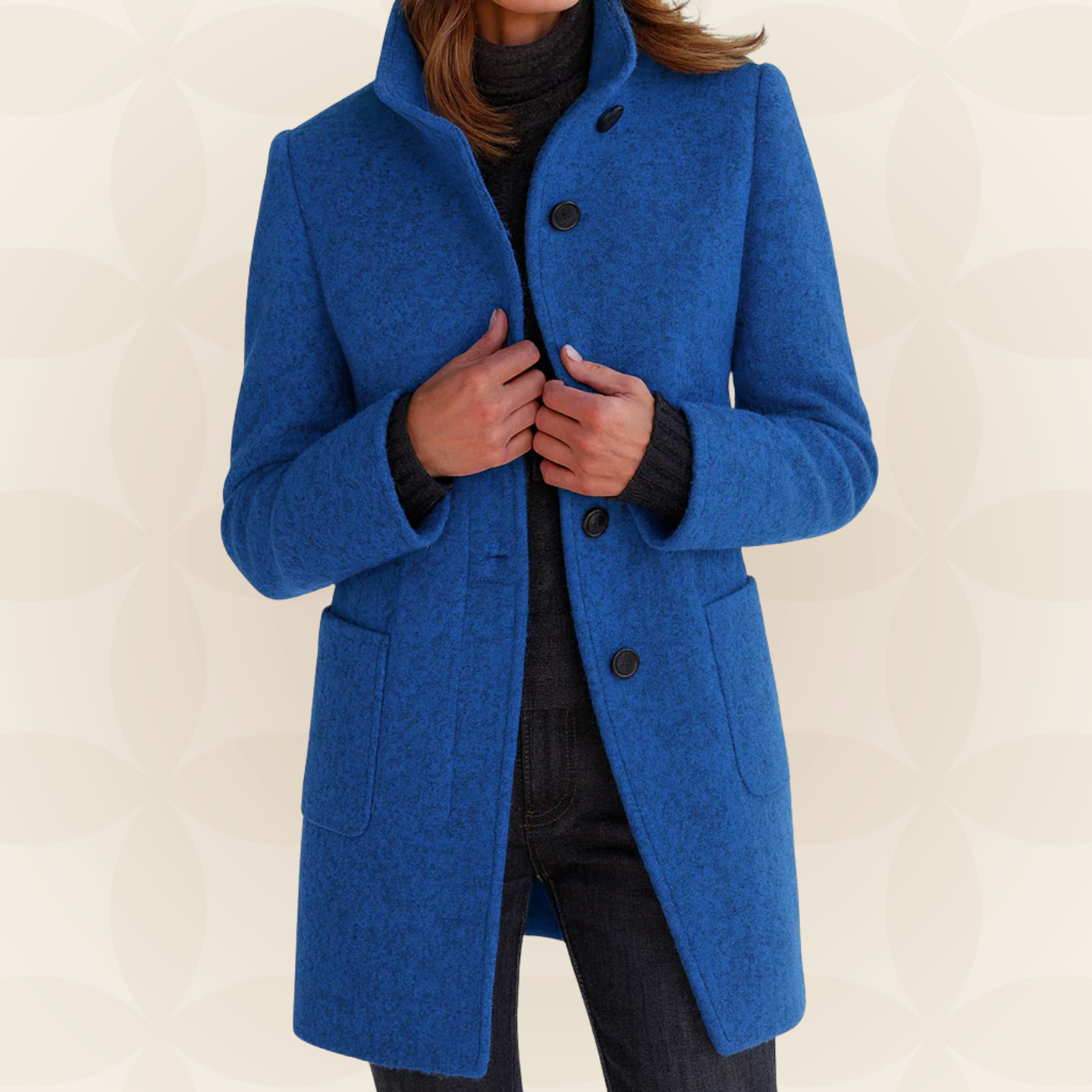 Debbie – Tailored Stand-Collar Coat