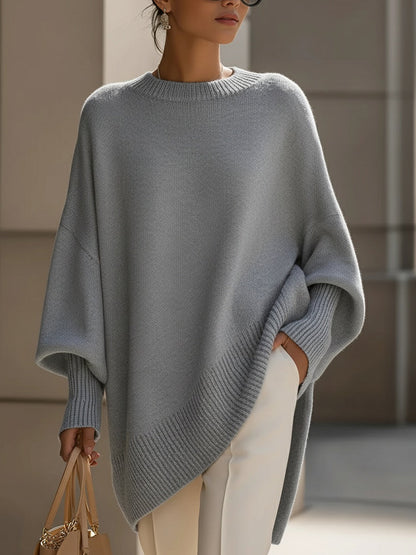 Lesley – Oversized Draped Knit Sweater
