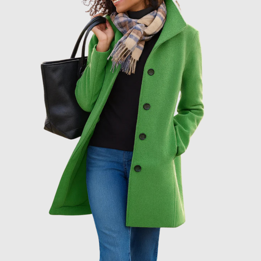 Constance – Classic Tailored Single-Breasted Coat