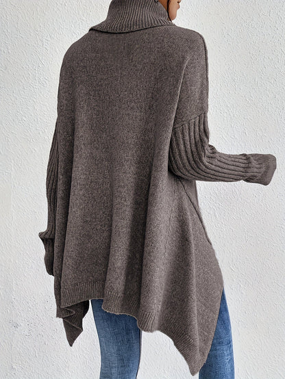 Karen – Oversized Turtleneck Knit Sweater