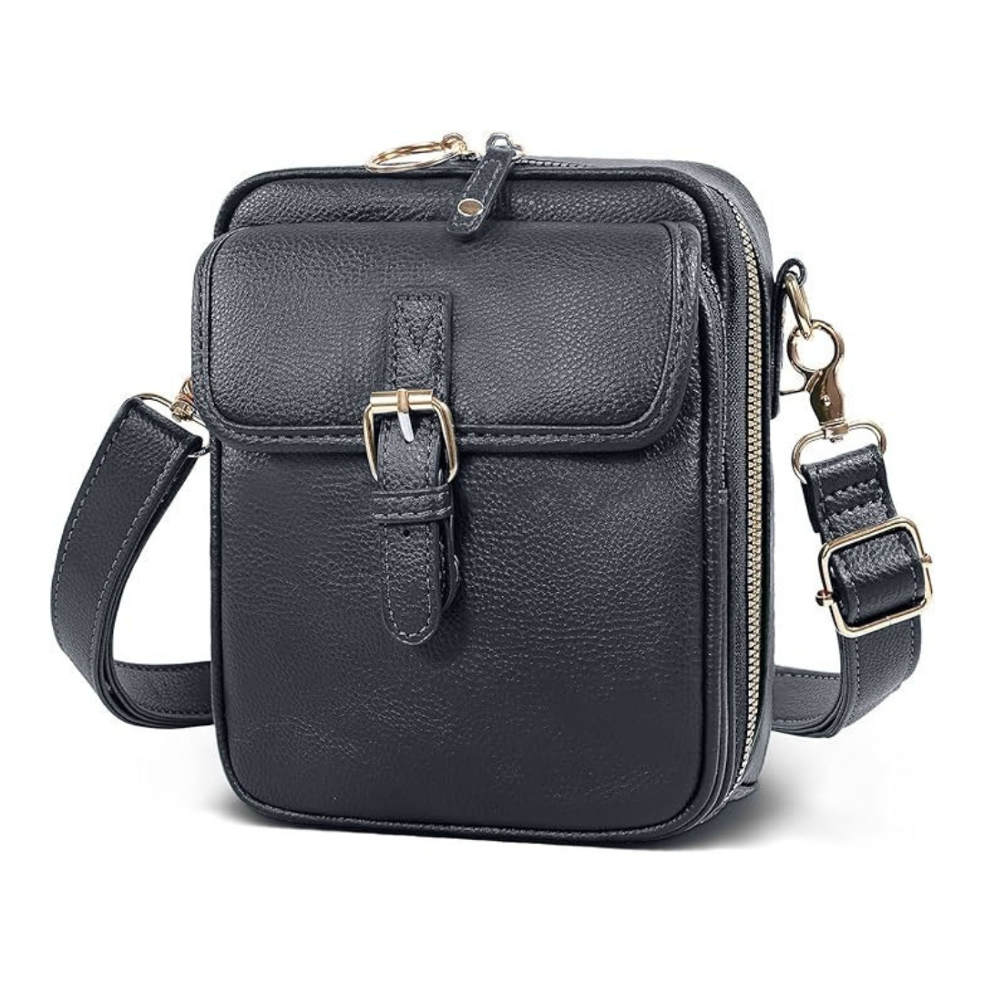 Brenda – Structured Buckle Crossbody Bag