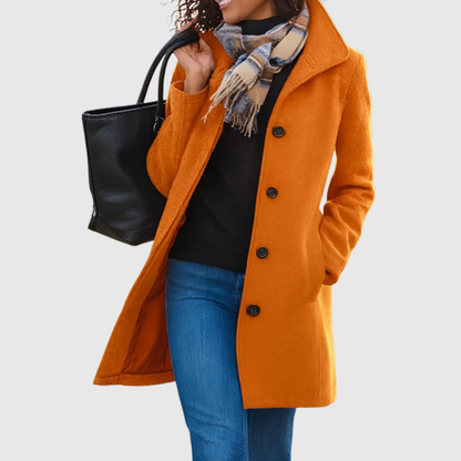 Constance – Classic Tailored Single-Breasted Coat