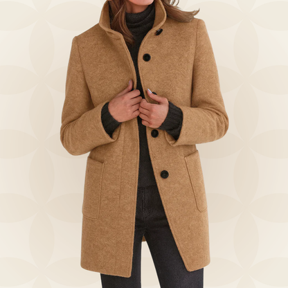 Debbie – Tailored Stand-Collar Coat