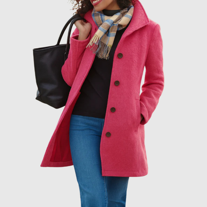 Constance – Classic Tailored Single-Breasted Coat