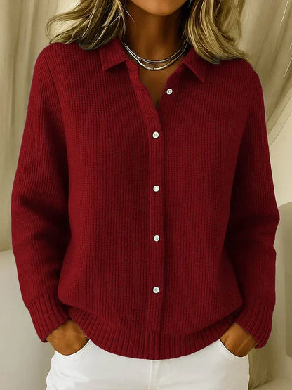 Tracey – Button-Front Knit Cardigan