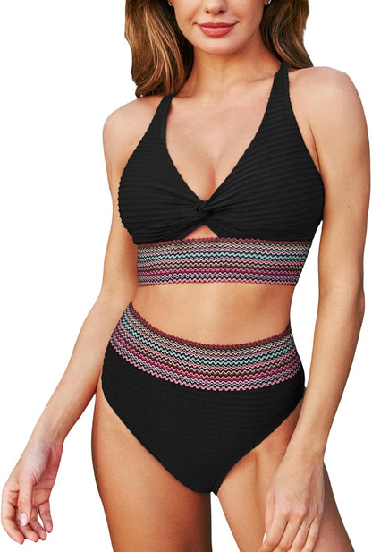 Isabelle | Crochet-Waist One-Piece Swimsuit