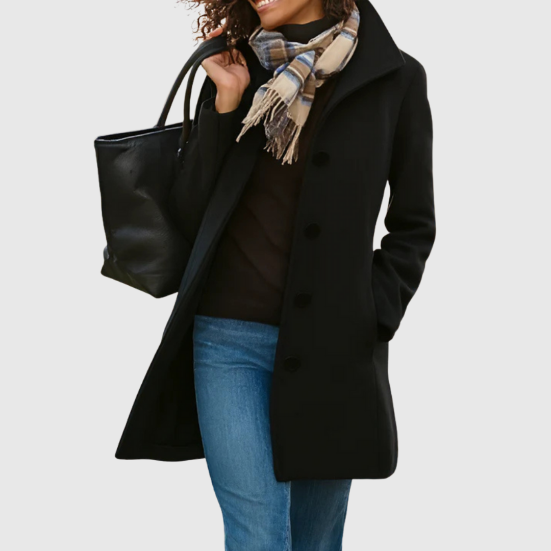 Constance – Classic Tailored Single-Breasted Coat