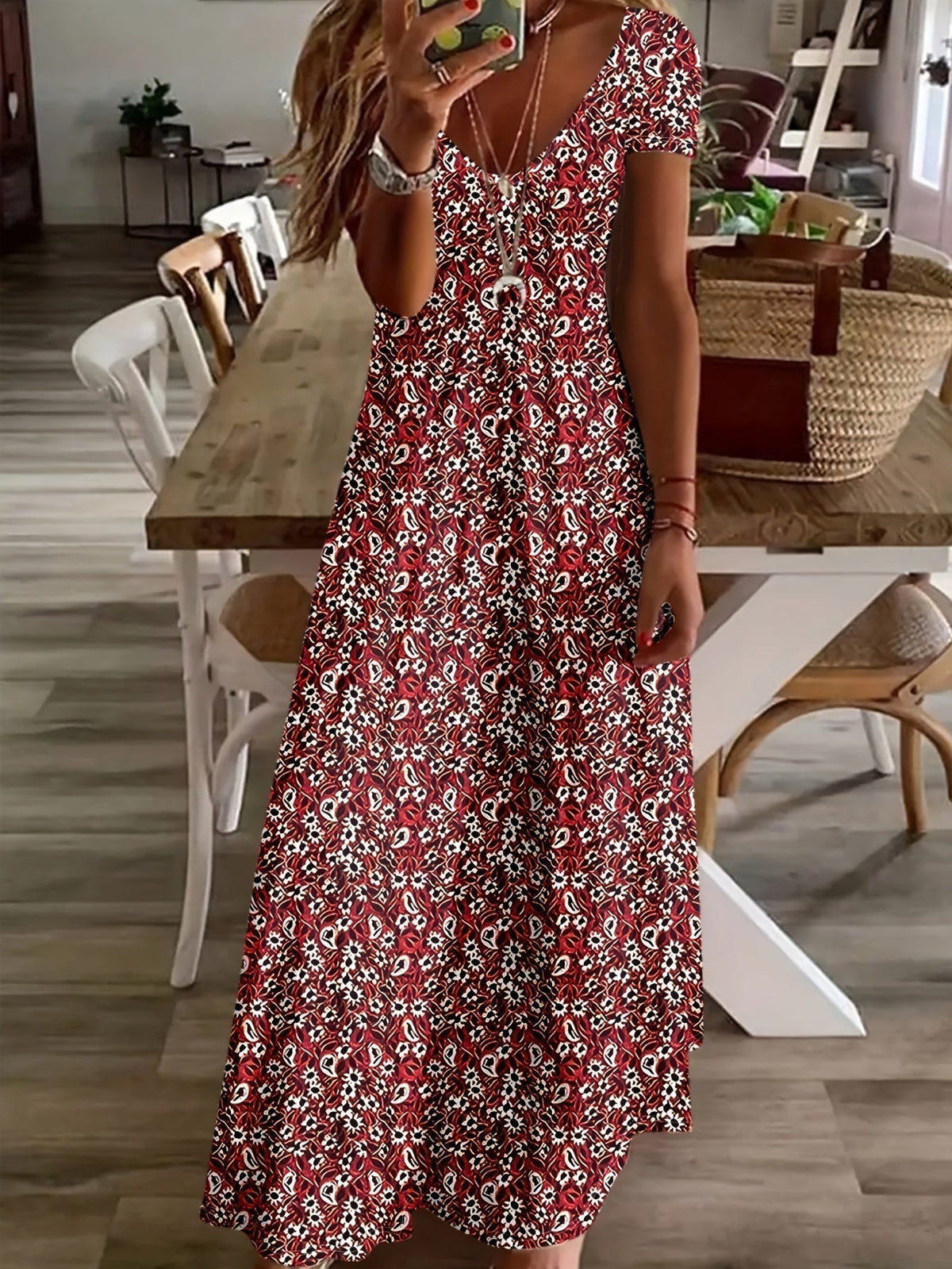 Oriana | Artistic Tummy-Flattering Dress