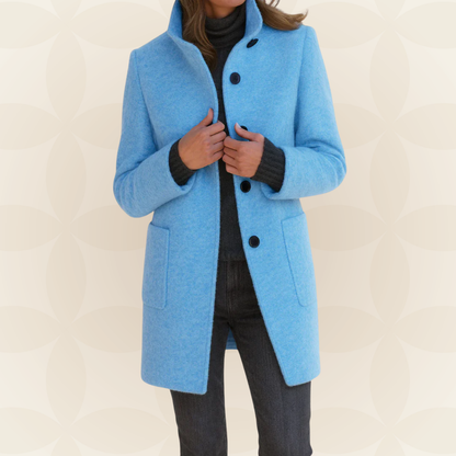 Debbie – Tailored Stand-Collar Coat