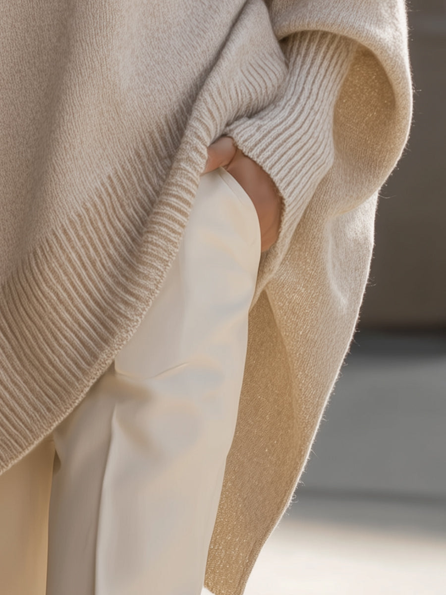 Kimberly – Oversized Knit Batwing Sweater