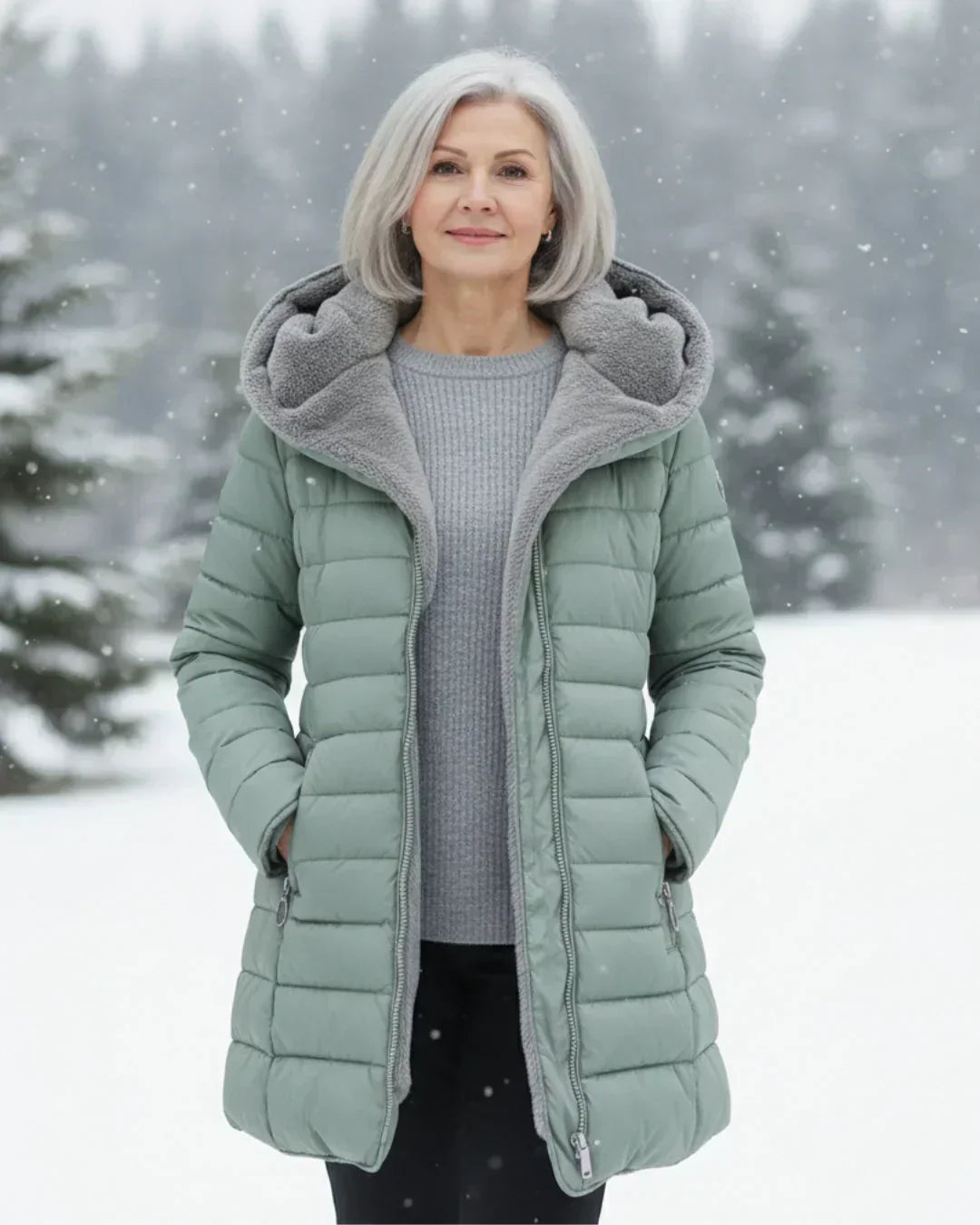 Tanya – Quilted Hooded Puffer Coat